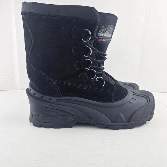 Itasca Men's Cedar II Boots Black Size 12 6542845 - Picture 1 of 9